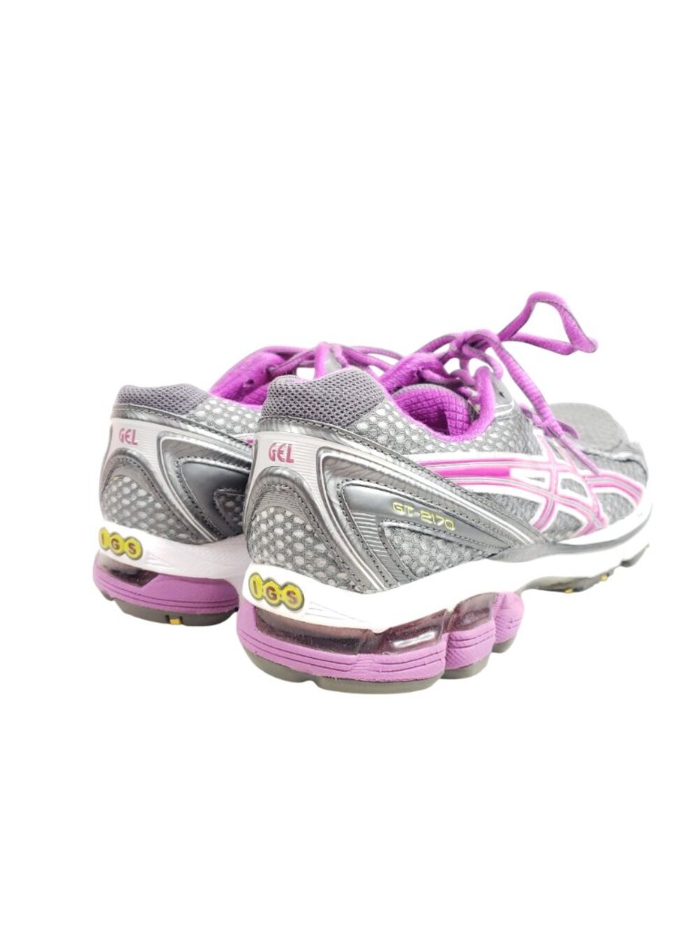 Asics GT-2170 Womens Size 8.5 Running Shoes Gray & Purple - Picture 4 of 9